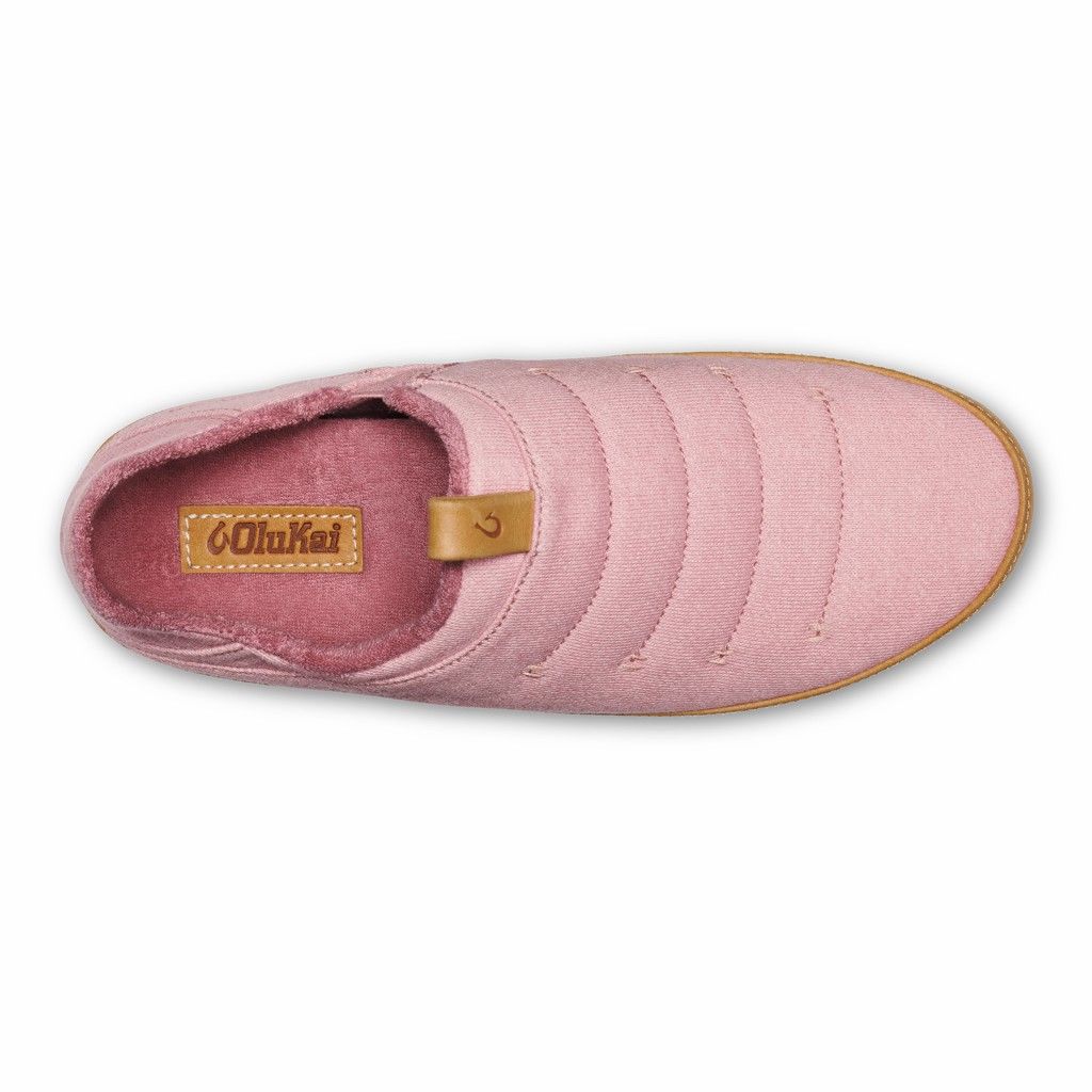 Olukai Women's Lania Slipper - Rose Sea Salt / Golden Sand US348-962